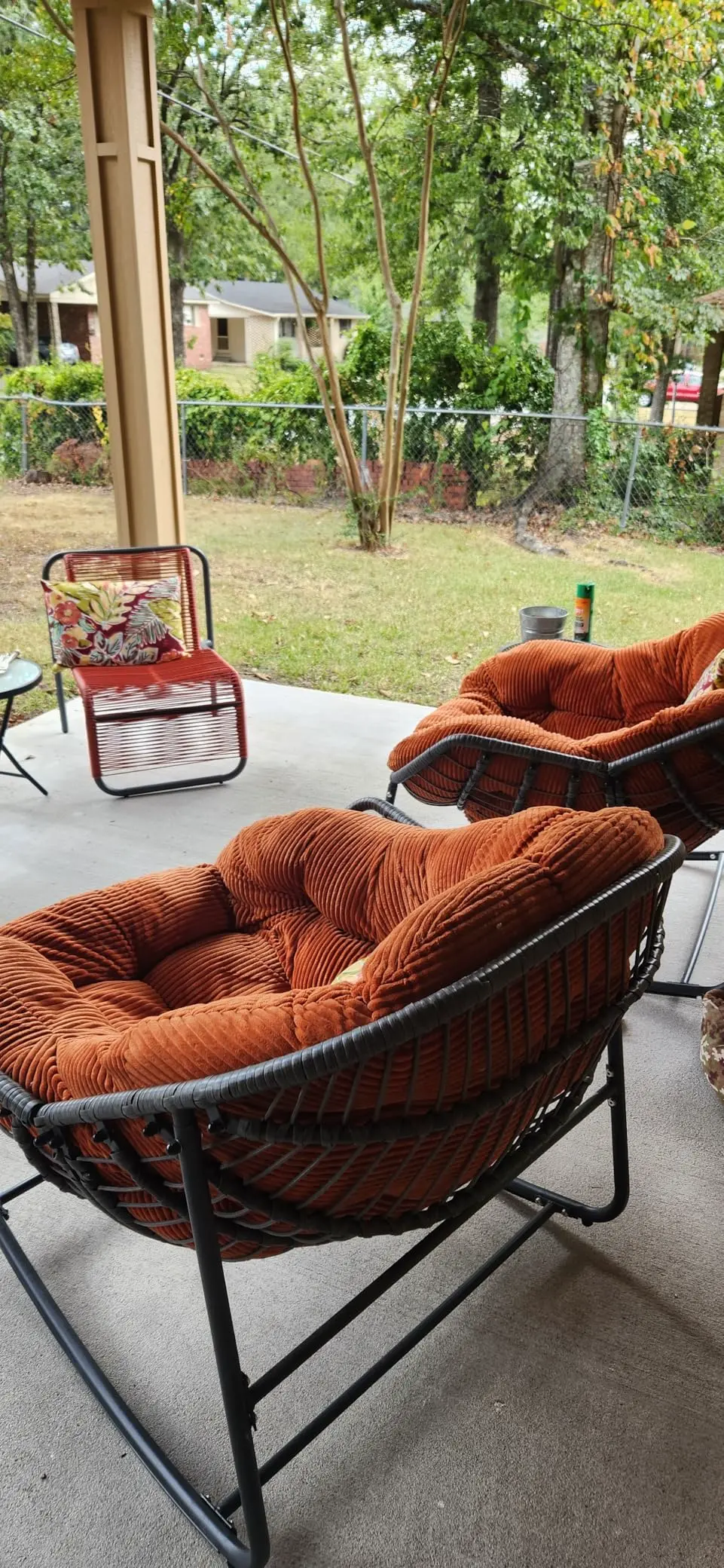 Scaun balansoar Papasan Solara, fotografie client